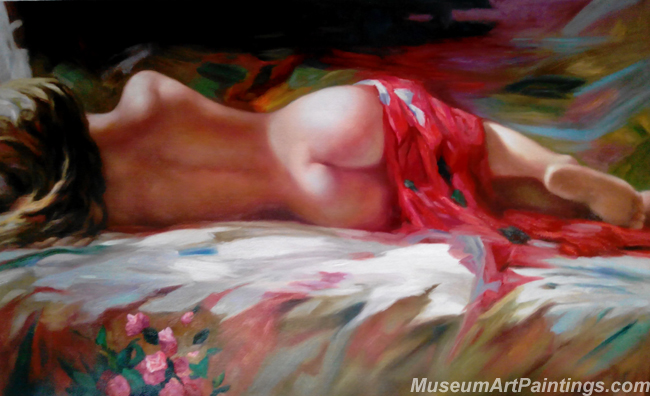 Nude Painting A Sleeping Girl