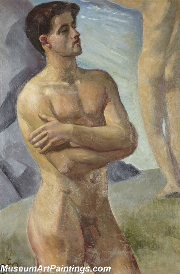 Man Nude Bathing 5