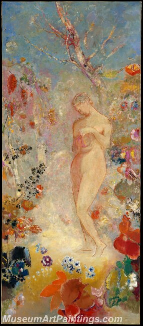 Odilon Redon Pandora Painting