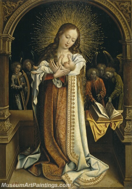 Orley Bernard van La Virgen de la Leche Painting