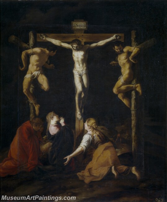 Orrente Pedro de La Crucifixion Painting