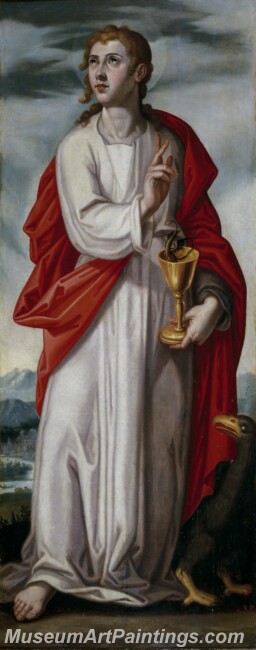 Pacheco Francisco San Juan Evangelista Painting