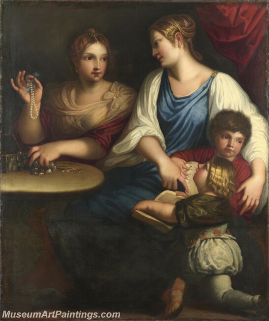 Padovanino Cornelia and her Sons Painting