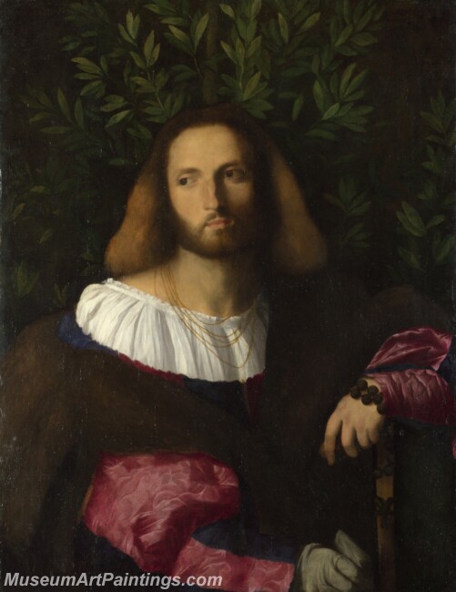 Palma Vecchio Portrait of a Poet Painting