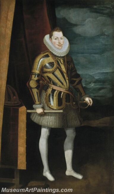 Pantoja de la Cruz Juan Felipe III Painting