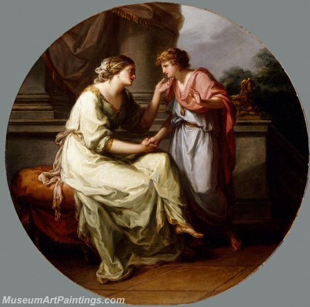 Papirius Entreated by his Mother to Disclose the Secrets of the Roman Senate Painting