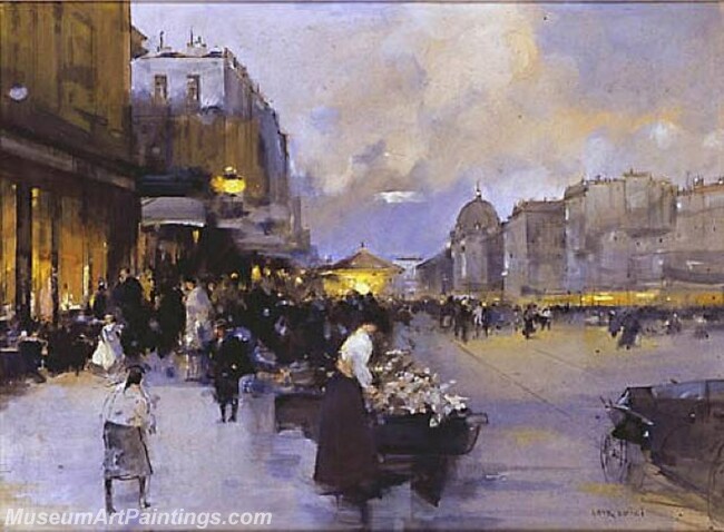 Paris Morning Painting