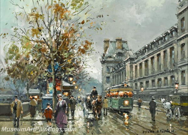 Paris Street Scene Paintings PMP111