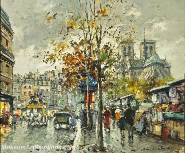 Paris Street Scene Paintings PMP113