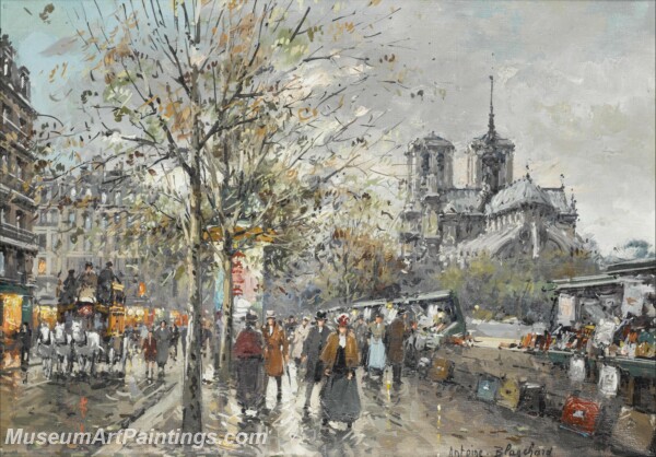 Paris Street Scene Paintings PMP99