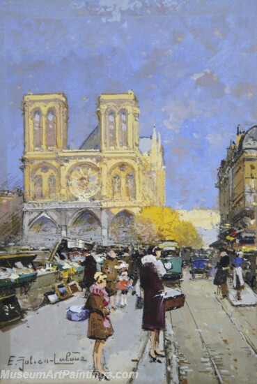 Paris Street Scenery Paintings by Eugene Galien Laloue EGL011