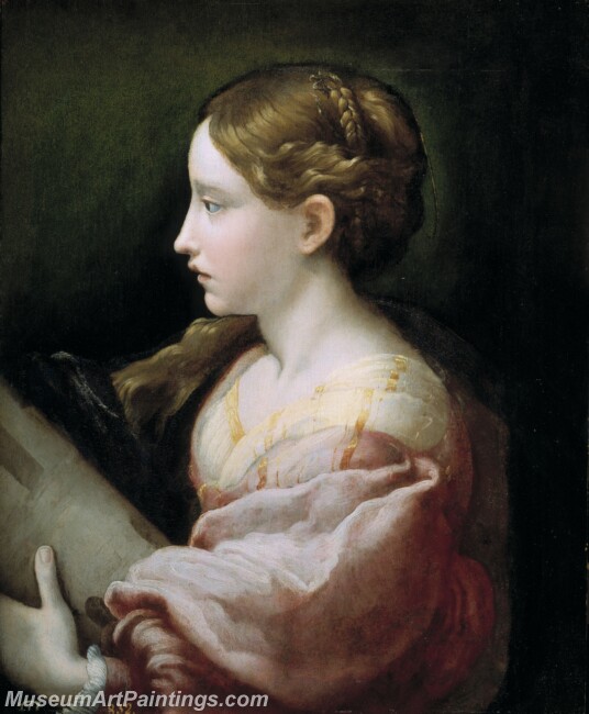 Parmigianino Girolamo Francesco Maria Mazzola Santa Barbara Painting