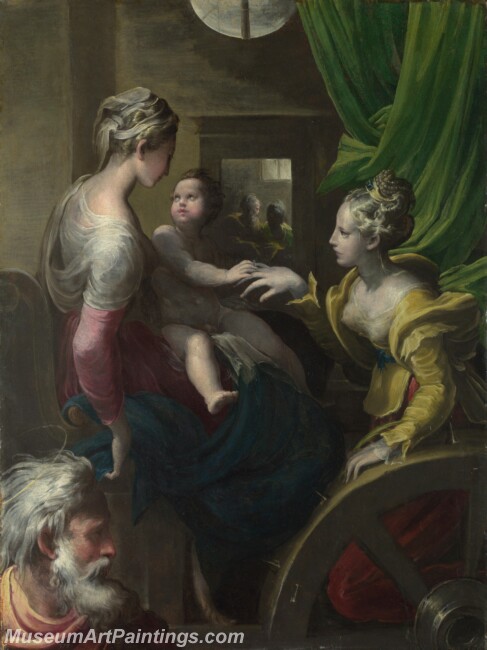 Parmigianino The Mystic Marriage of Saint Catherine Painting