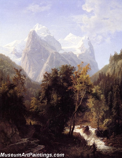 Path Through the Mountains Painting