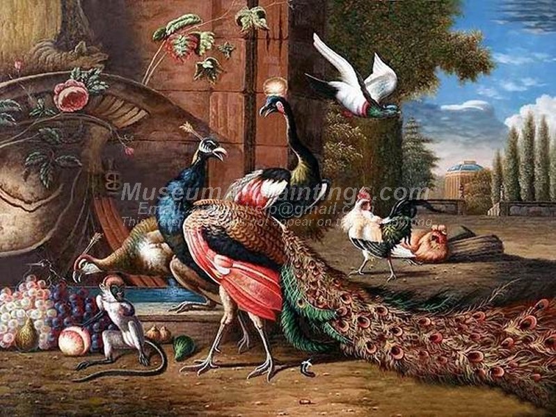 Peacock Oil Paintings 016