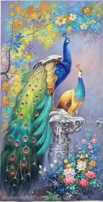 Peacock Oil Paintings NPEP03