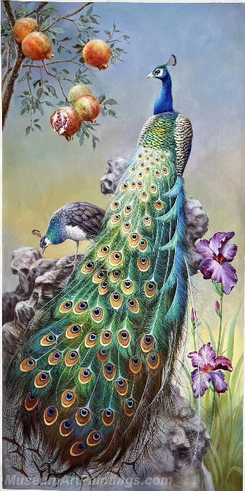 Peacock Oil Paintings NPEP05