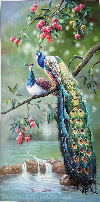 Peacock Oil Paintings NPEP06