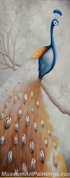Peacock Oil Paintings PMP017