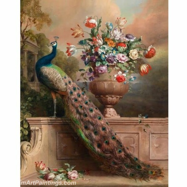 Peacock Oil Paintings PMP024