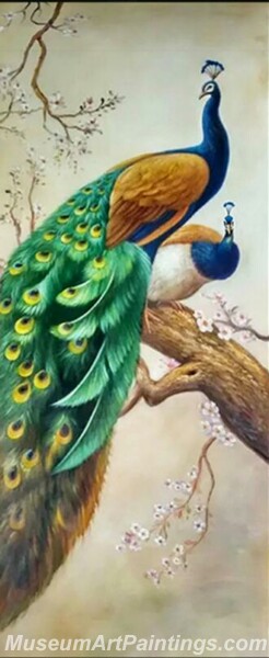 Peacock Oil Paintings PMP03