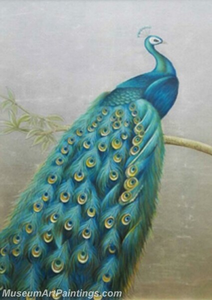 Peacock Oil Paintings PMP04
