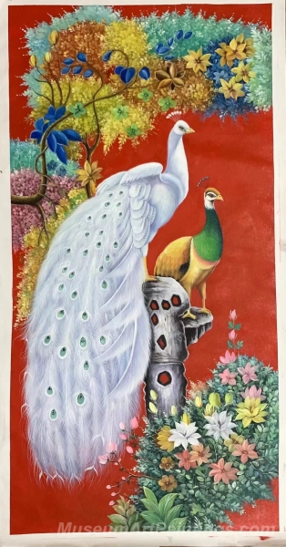 Peacock Paintings Peacock Oil Painting PL12