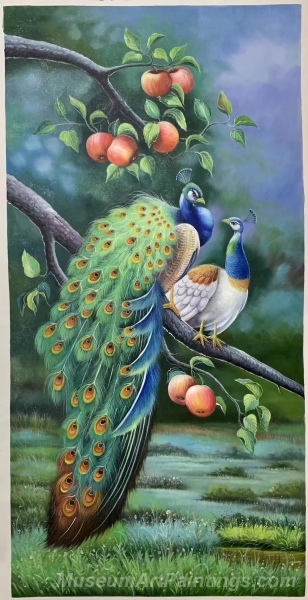 Peacock Paintings Peacock Oil Painting PL15