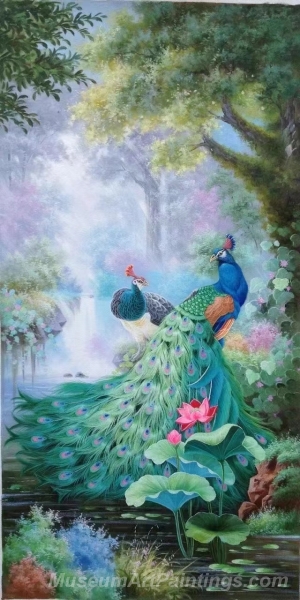 Peacock Paintings Peacock Oil Painting PL33