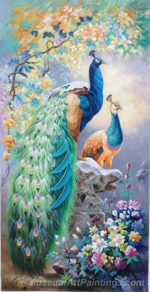 Peacock Paintings Peacock Oil Painting PL50