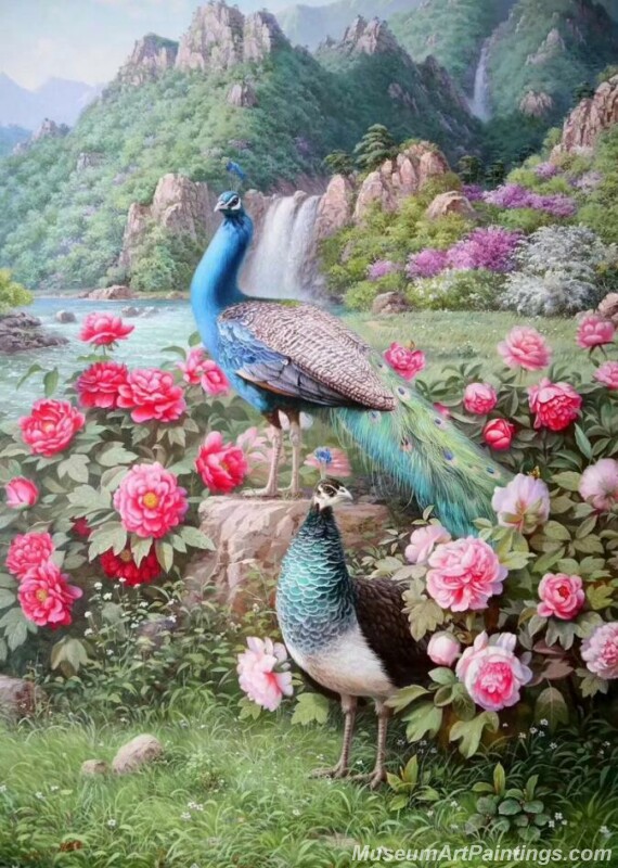 Peacocks Paintings for Sale PDM050
