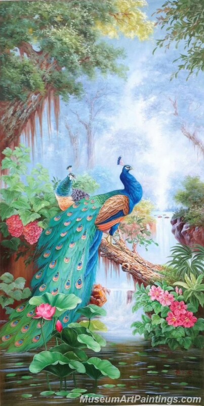 Peacocks Paintings for Sale PDM07