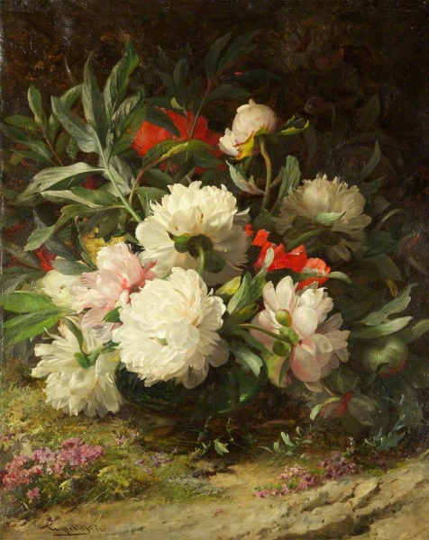 Peonies by William Jabez Muckley