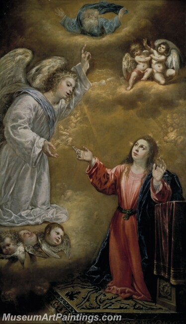 Pereda y Salgado Antonio de La Anunciacion Painting