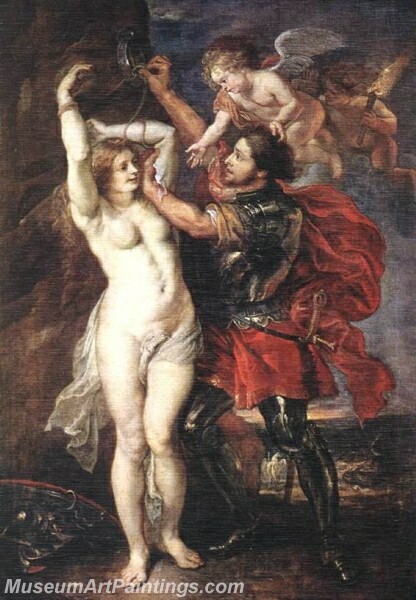 Perseus Liberating Andromeda Painting