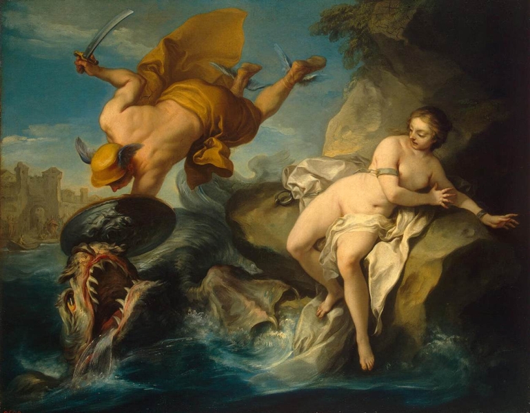 Perseus and Andromeda by Carle van Loo