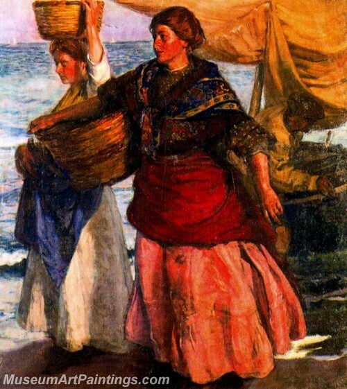 Pescadoras valencianas Painting