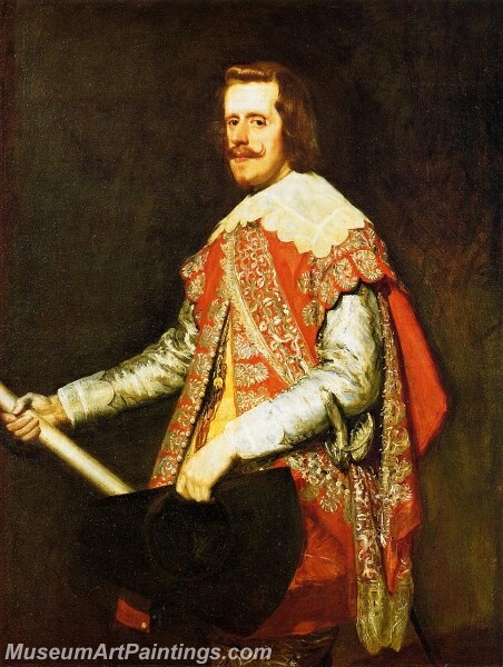 Philip IV at Fraga Painting