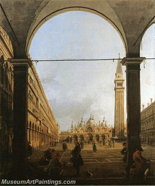 Piazza San Marco Looking East Painting