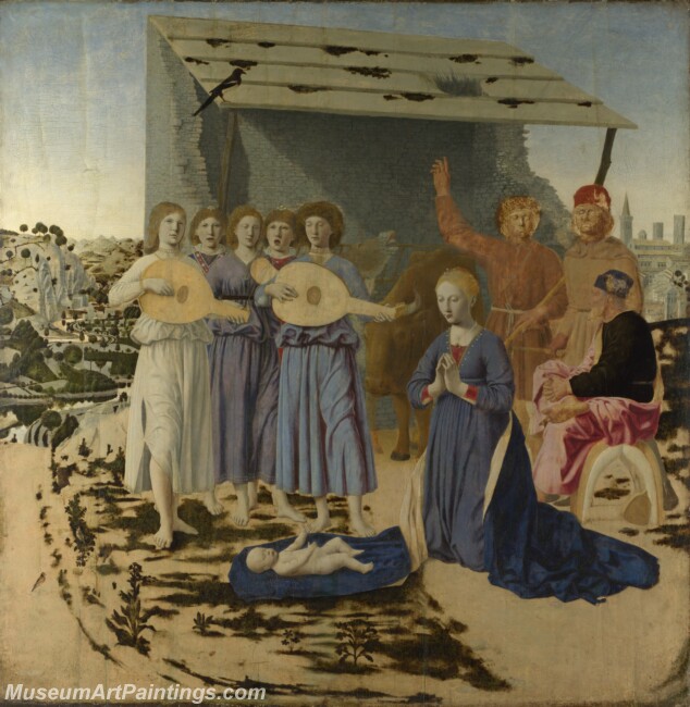 Piero della Francesca The Nativity Painting