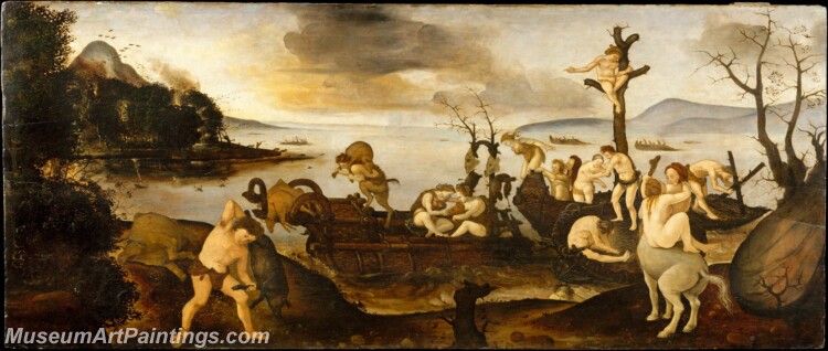 Piero di Cosimo The Return from the Hunt Painting