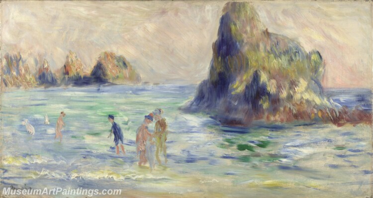 Pierre Auguste Renoir Moulin Huet Bay Guernsey Painting