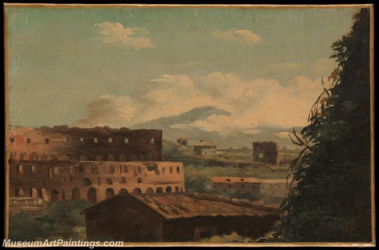 Pierre Henri de Valenciennes View of the Colosseum Rome Painting