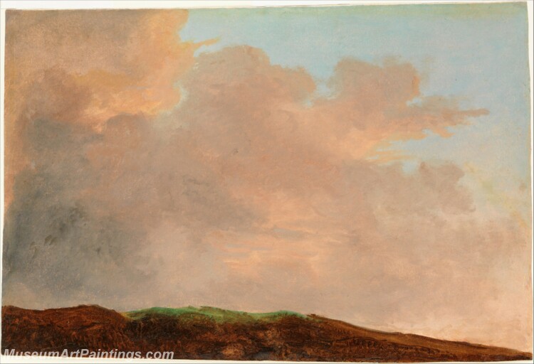 Pierre Henri de Valenciennes or Circle Sky at Dusk Painting