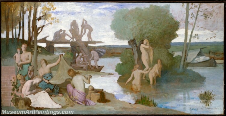 Pierre Puvis de Chavannes The River Painting