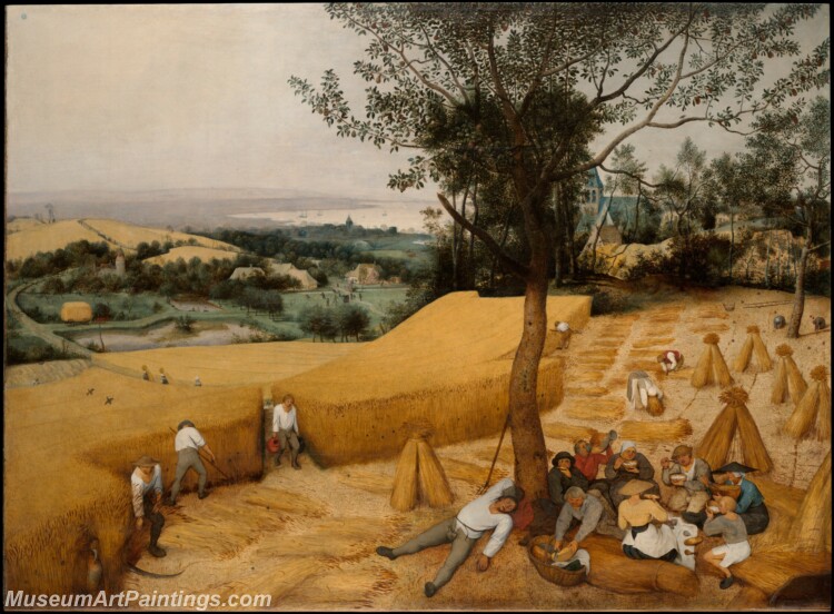 Pieter Bruegel the Elder The Harvesters(Netherlandish Breda Painting