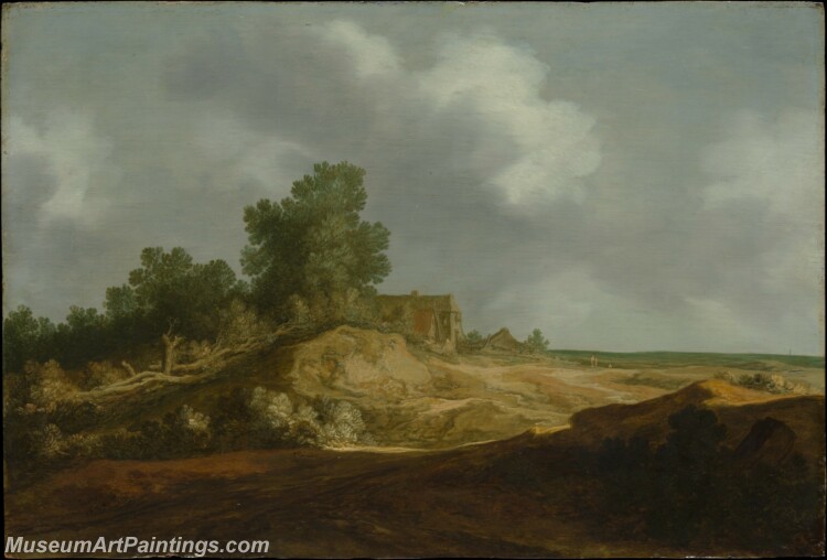 Pieter de Molijn Landscape with a Cottage Painting