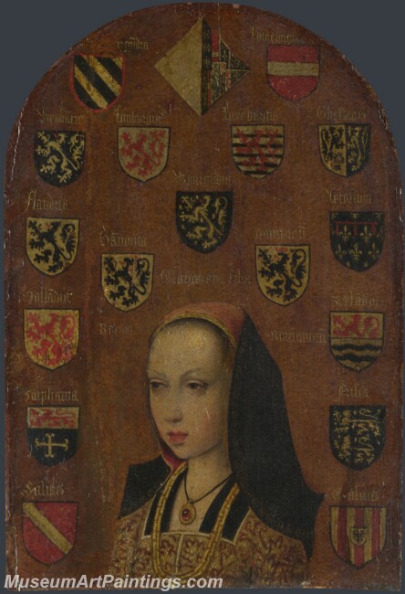 Pieter van Coninxloo Margaret of Austria Painting