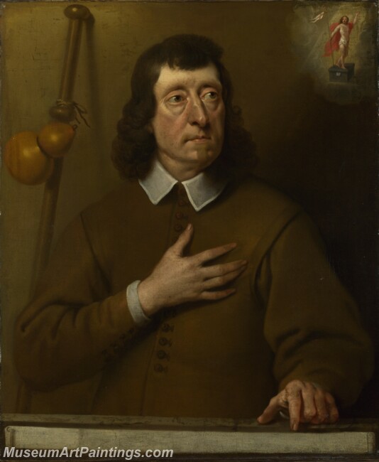 Pieter van der Plas Portrait of a Man Painting