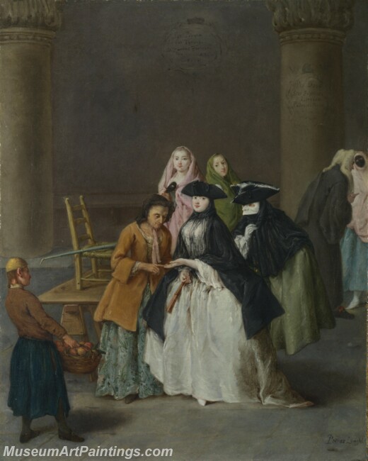 Pietro Longhi A Fortune Teller at Venice Painting